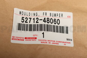 Toyota 5271248060 MOULDING FR BUMPER