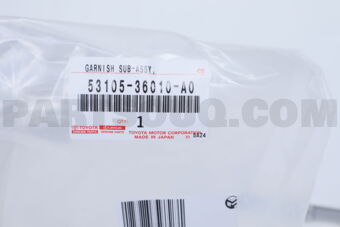 Toyota 5310536010A0 GARNISH SUB-ASSY