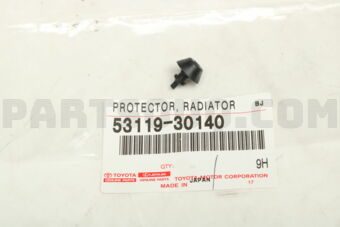 CUSHION, RADIATOR GRILLE TO FRONT VALANCE PANEL 5311930140 | Toyota ...