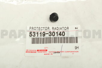 CUSHION, RADIATOR GRILLE TO FRONT VALANCE PANEL 5311930140 | Toyota ...