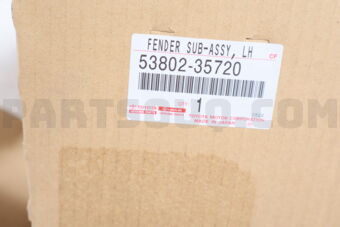 Toyota 5380235720 FENDER SUB-ASSY, FRONT LH
