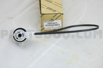 Toyota 559090K010 CABLE SUB-ASSY, AIRMIX DAMPER CONTROL