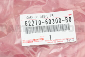 Toyota 6221060300B0 GARNISH ASSY FR