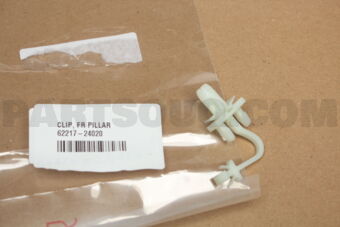 Toyota 6221724020 AGRAFE DE GARNITURE DE MONTANT AVANT DE CARROSSERIE