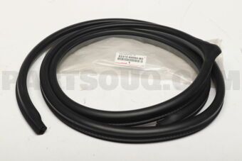 Toyota 6231260090B0 WEATHERSTRIP, FRONT DOOR OPENING TRIM, LH