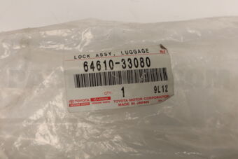 Toyota 6461033080 LOCK ASSY, LUGGAGE COMPARTMENT DOOR