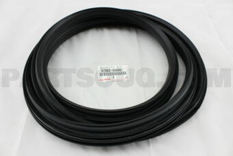 Toyota 6788260090 WEATHERSTRIP, BACK DOOR, NO.2