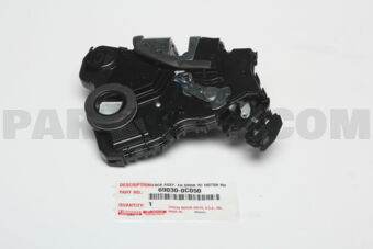 Toyota 690300C050 LOCK ASSY, FRONT DOOR W/MOTOR, RH