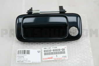 Toyota 6922060020G0 HANDLE ASSY, FRONT DOOR OUTSIDE, LH