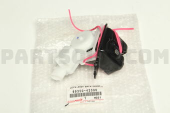 Toyota 6935042090 LOCK ASSY BACK DOOR