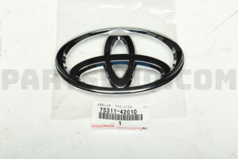 thumbnail image 2 of Genuine Toyota OEM Front Grille Emblem For RAV4 2006-2012 – Chrome Finish – Part# 75311-42010 2 of 4