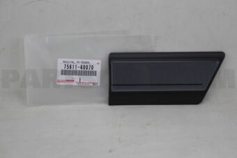 MOULDING, FRONT FENDER, OUTSIDE RH 7561160070 | Toyota Parts