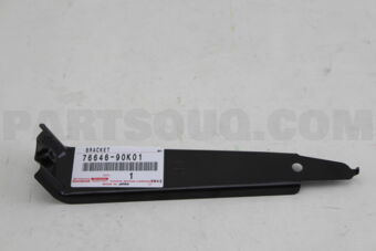 Toyota 7664690K01 BRACKET, QUARTER PANEL REAR MUDGUARD, LH