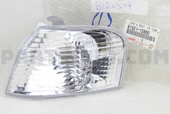 Toyota 8152112860 LENS, FRONT TURN SIGNAL LAMP, LH