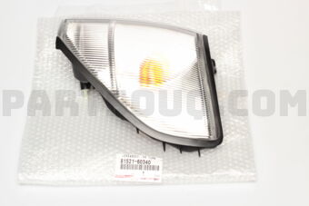 LENS, FRONT TURN SIGNAL LAMP, LH 8152160340 | Toyota Parts | PartSouq