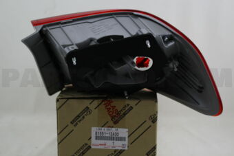 Toyota 8155112A30 LENS & BODY, REAR COMBINATION LAMP, RH