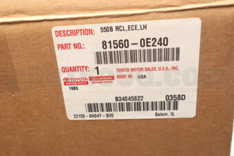 Toyota 815600E240 LAMP ASSY RR