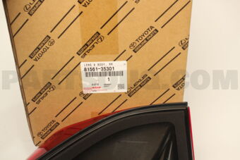 Toyota 8156135301 LENS, REAR COMBINATION LAMP, LH
