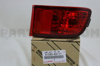 Toyota 8158060111 LAMP ASSY, RR