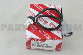 Toyota 8318060070 DETECTOR ASSY, REVOLUTION
