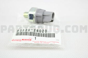 Toyota 8353028020 SWITCH ASSY, OIL PRESSURE (FOR ENGINE)