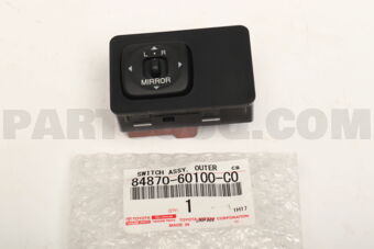 Toyota 8487060100C0 SWITCH ASSY, OUTER MIRROR