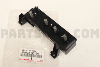 Toyota 8492260120 SWITCH ASSY, POWER SEAT FRONT, LH