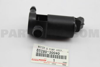 Toyota 8528030040 MOTOR AND PUMP ASSY, HEADLAMP CLEANER