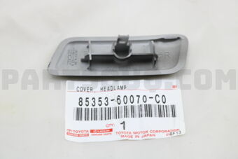 Toyota 8535360070C0 COVER, HEADLAMP
