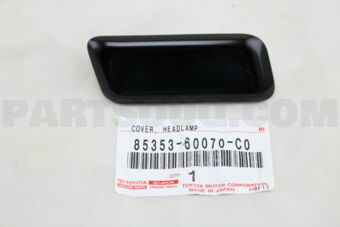 Toyota 8535360070C0 COVER, HEADLAMP