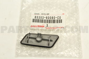 Toyota 8535360080C0 COVER, HEADLAMP