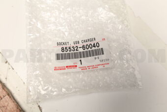 SOCKET, USB CHARGER 8553260040 | Toyota Parts | PartSouq