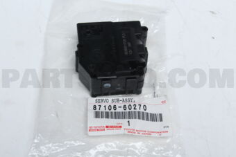 Toyota 8710660270 DAMPER SERVO SUB-ASSY, AIR CONDITIONER RADIATOR, NO.2