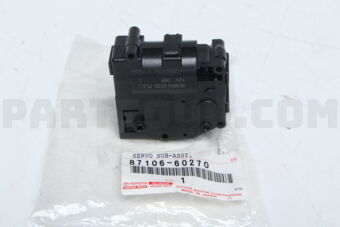 Toyota 8710660270 DAMPER SERVO SUB-ASSY, AIR CONDITIONER RADIATOR, NO.2