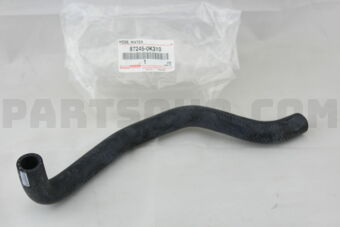 Toyota 872450K310 HOSE, HEATER WATER, OUTLET G
