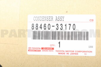 Toyota 8846033170 CONDENSER ASSY, COOLER