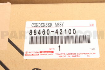 Toyota 8846042100 CONDENSER ASSY, COOLER