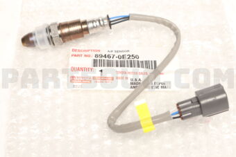 Toyota 894670E250 SENSOR, AIR FUEL