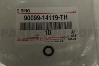 Toyota 9009914119TH O RING