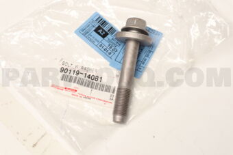 Toyota 9011914081 BOLT(FOR FRONT SUSPENSION LOWER ARM NO.2),RH/LH