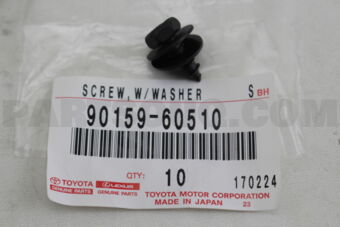 Toyota 9015960510 SCREW, W/WASHER
