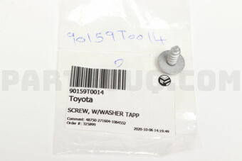 Toyota 90159T0014 SCREW, W/WASHER TAPP