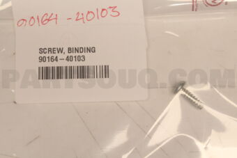 Toyota 9016440103 SCREW, BINDING