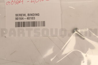 Toyota 9016440103 SCREW, BINDING