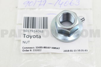 Toyota 9017914063 NUT