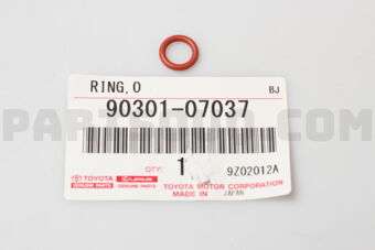 Toyota 9030107037 RING, O(FOR FUEL DELIVARY PIPE)