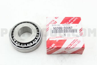 Toyota 9036630067 BEARING, TAPERED ROLLER (FOR FRONT DRIVE PINION FRONT)