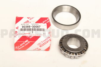 Toyota 9036630067 BEARING, TAPERED ROLLER (FOR FRONT DRIVE PINION FRONT)