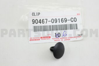 Toyota 9046709169C0 CLIP(FOR FRONT FENDER SEAL)