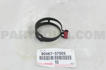 Toyota 9046737005 CLAMP OR CLIP, HOSE(FOR RADIATOR INLET)